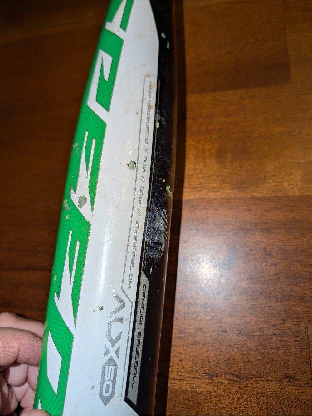 EASTON SPEED 30" 20oz 2 5/8" Drop -10 Big Barrel USA Baseball Bat (Used) - Picture 14 of 14